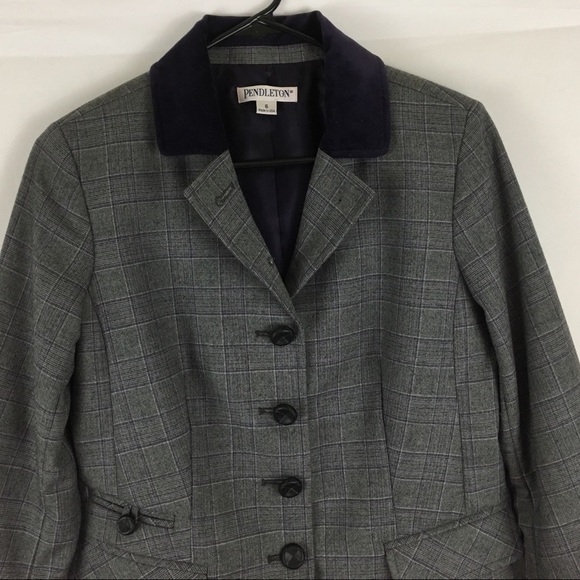 Pendleton Women’s Plaid Blazer Size 6 Jacket New - Picture 3 of 8